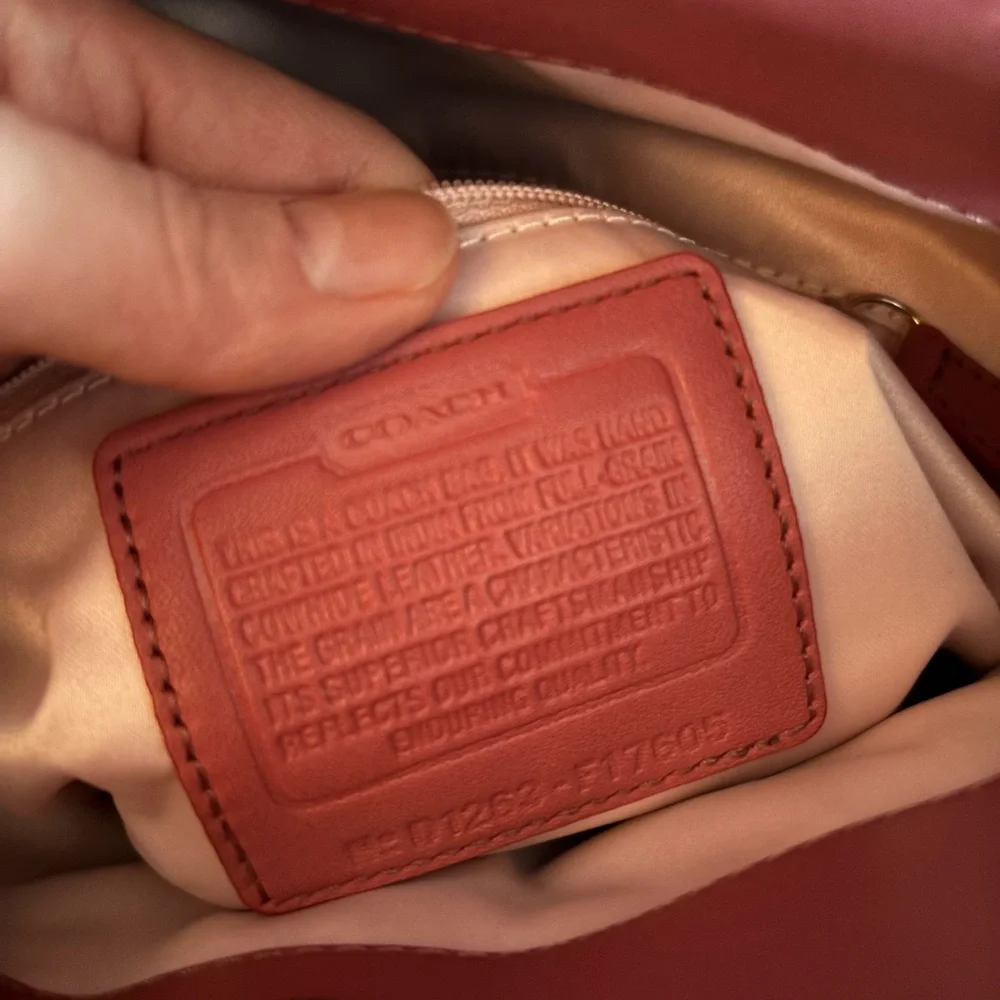 Coach Leather Shoulder Bag - Picture 8 of 8